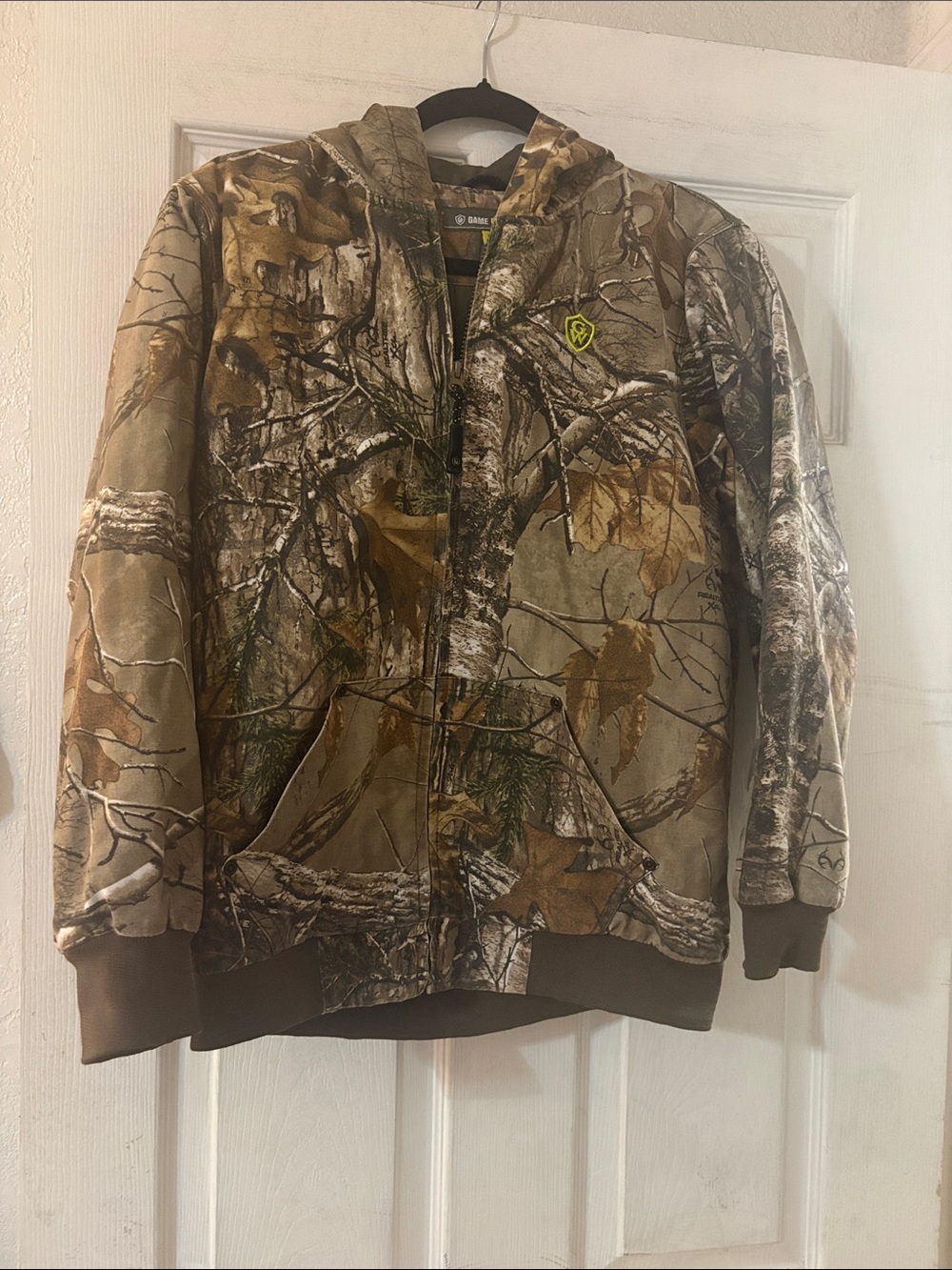 Kids Hooded Camo Jacket - Game winner